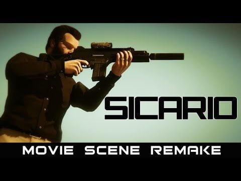 GTA 5 Mods Recreate Full Sicario Movie Scene