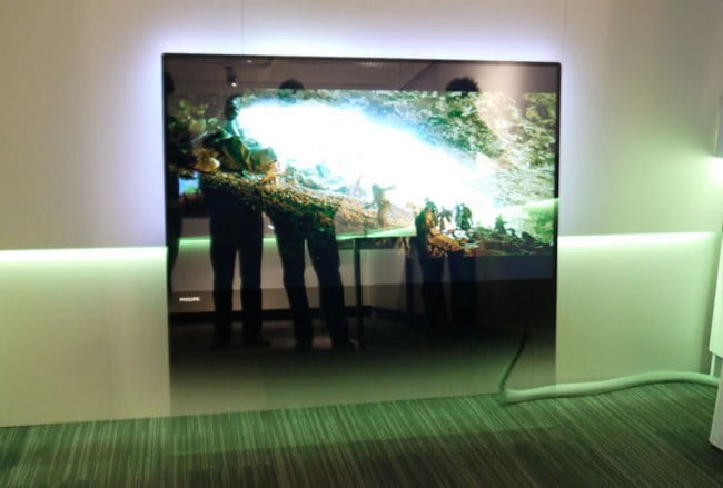 Philips Design Line TV Uses An All Glass Frame, Should Look Good On or Off (video)